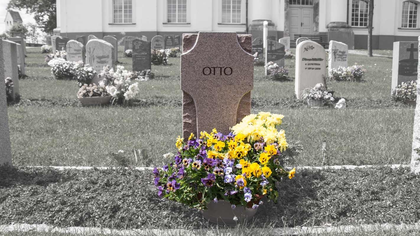 Mittweidaer Granit Grabstein