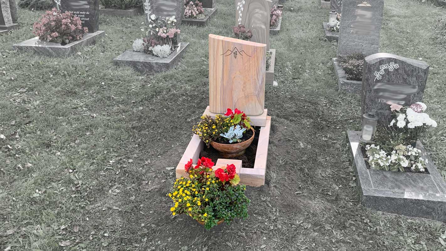 Einfassung aus Sandstein