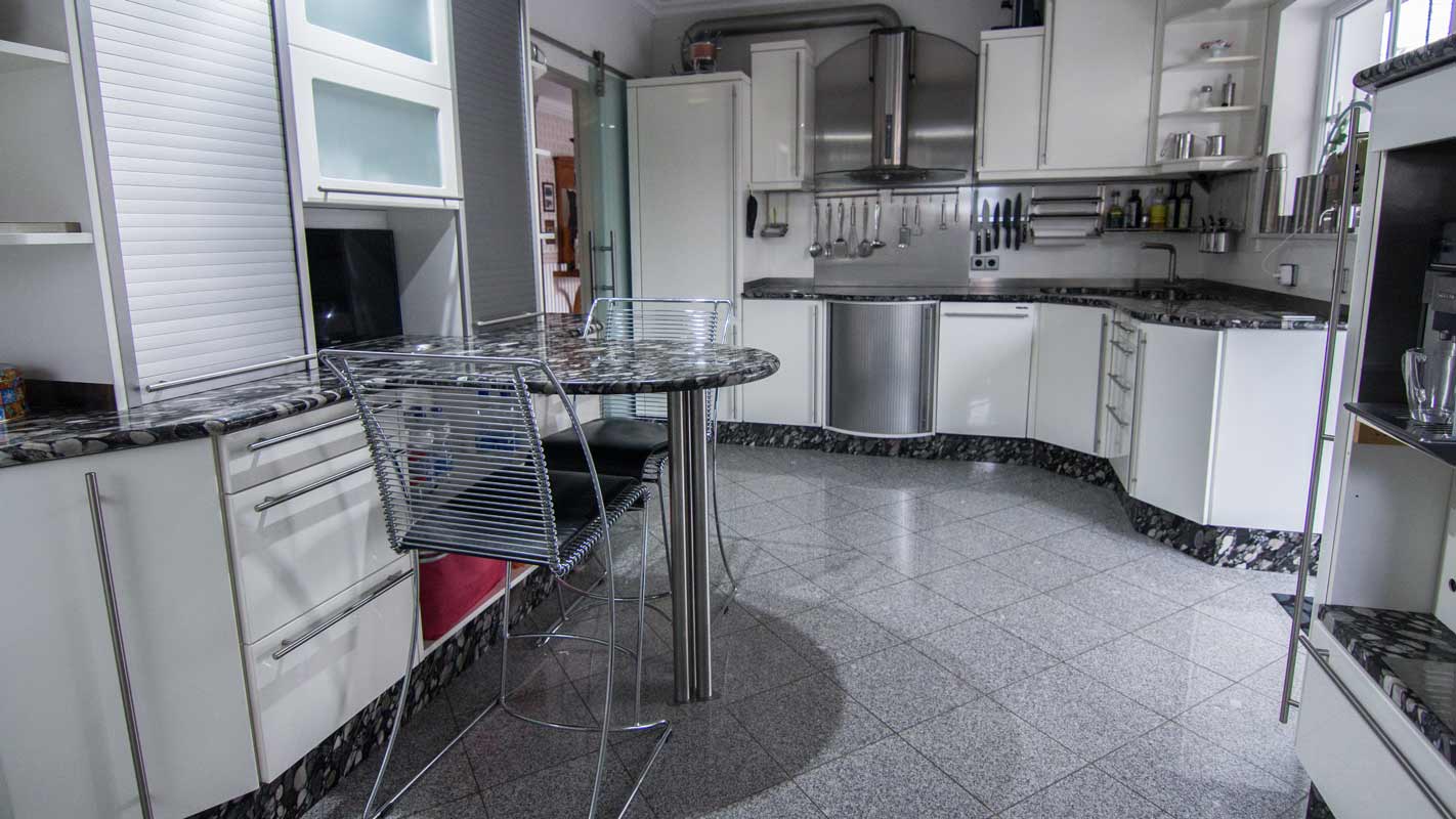 Kochen auf Naturstein