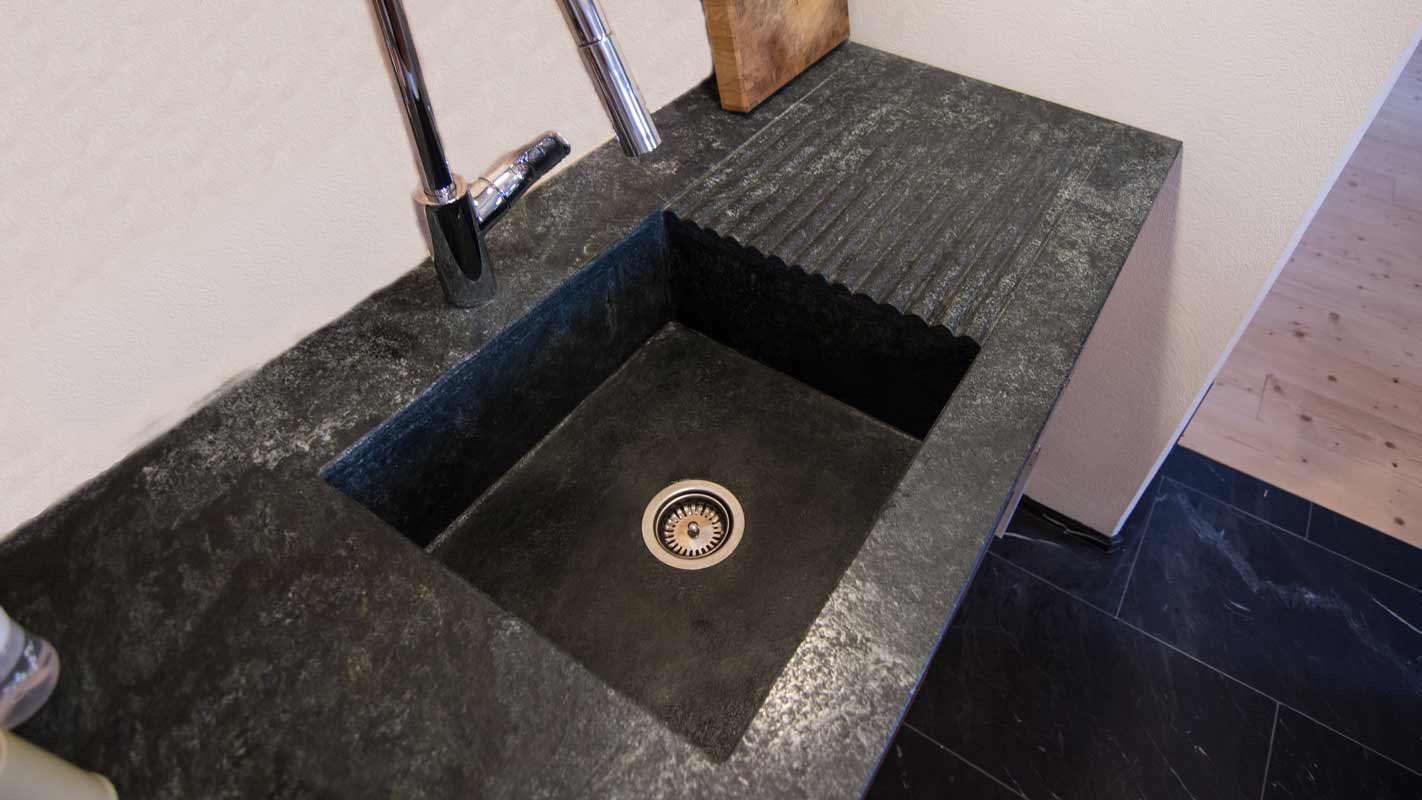 Arbeitsplatte aus Naturstein