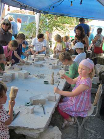 Blick in die Kinderwerkstatt